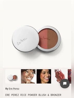 Ere Perez Rice Powder Blush & Bronzer - Shade Brooklyn